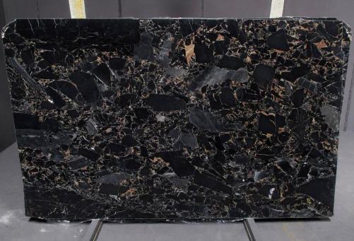 Suministro planchas pulidas 1.2 cm en mármol natural BRECCIA PORTORO 1064M. Detalle imagen fotografías 