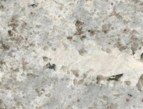 Detallo técnico: ALASKA WHITE, granito natural pulido brasileño 