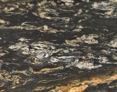Detallo técnico: BLACK VULCON, granito natural pulido brasileño 