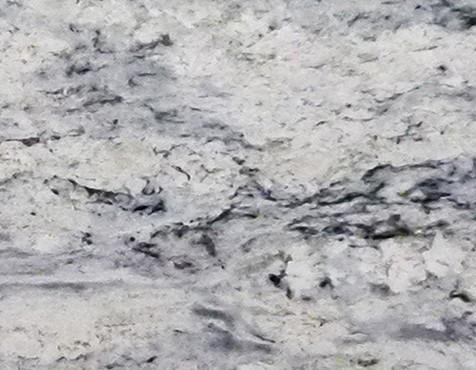 Detallo técnico: WHITE ICE, granito natural pulido brasileño 