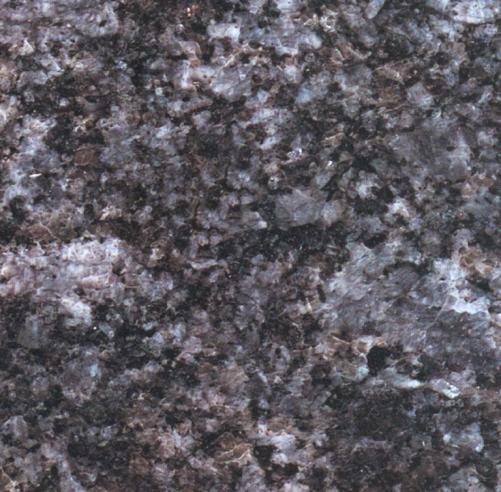 Detallo técnico: AZUL NOCHE, granito natural pulido español 